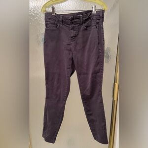 NYDJ, skinny legging jeans, grey, size 8